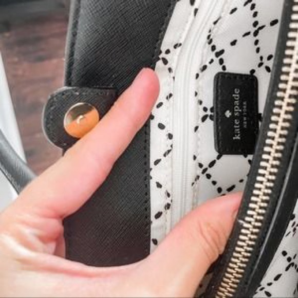 SOLD Kate Spade Black Cove Street Provence Satchel - Picture 11 of 12